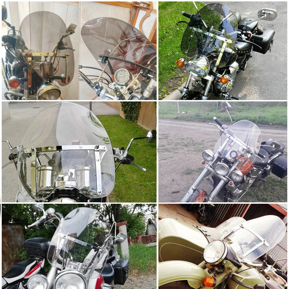 Windshield Windscreen For Harley Touring Softail Dyna Sportster VRXSE Road Glide