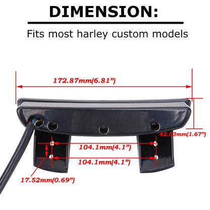 LED Fender Brake Tail Light Turn Signals For Harley Sportster 883 1200 Iron Dyna