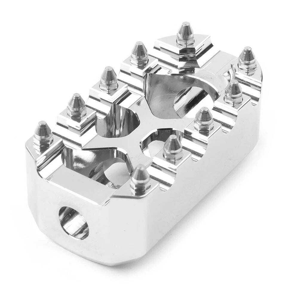 Anti-Skid Gear Brake Shift Peg Pedals MX Style Universal Chrome For Harley USA