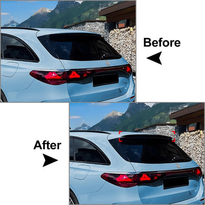 GlossyBlack Rear Roof Spoiler Wing Lip For Mercedes Benz E Class Estate S214 24+