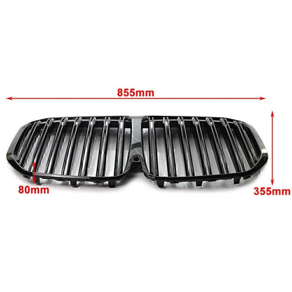 2 Pcs Black Car Front Kidney Grille For BMW X7 G07 2019-2022 2021 51138745730