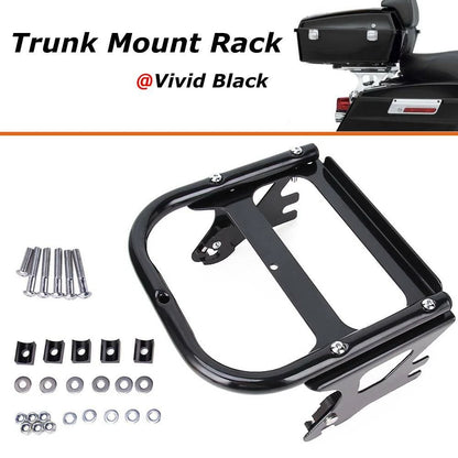 Fit For 97-08 Harley Detachable Two-Up Tour Pack Mount Luggage Rack + Docking US