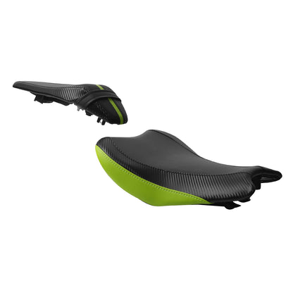 Driver & Passenger Pillion Seat Fit For Kawasaki Z900 2017-2023 2018 Black+Green
