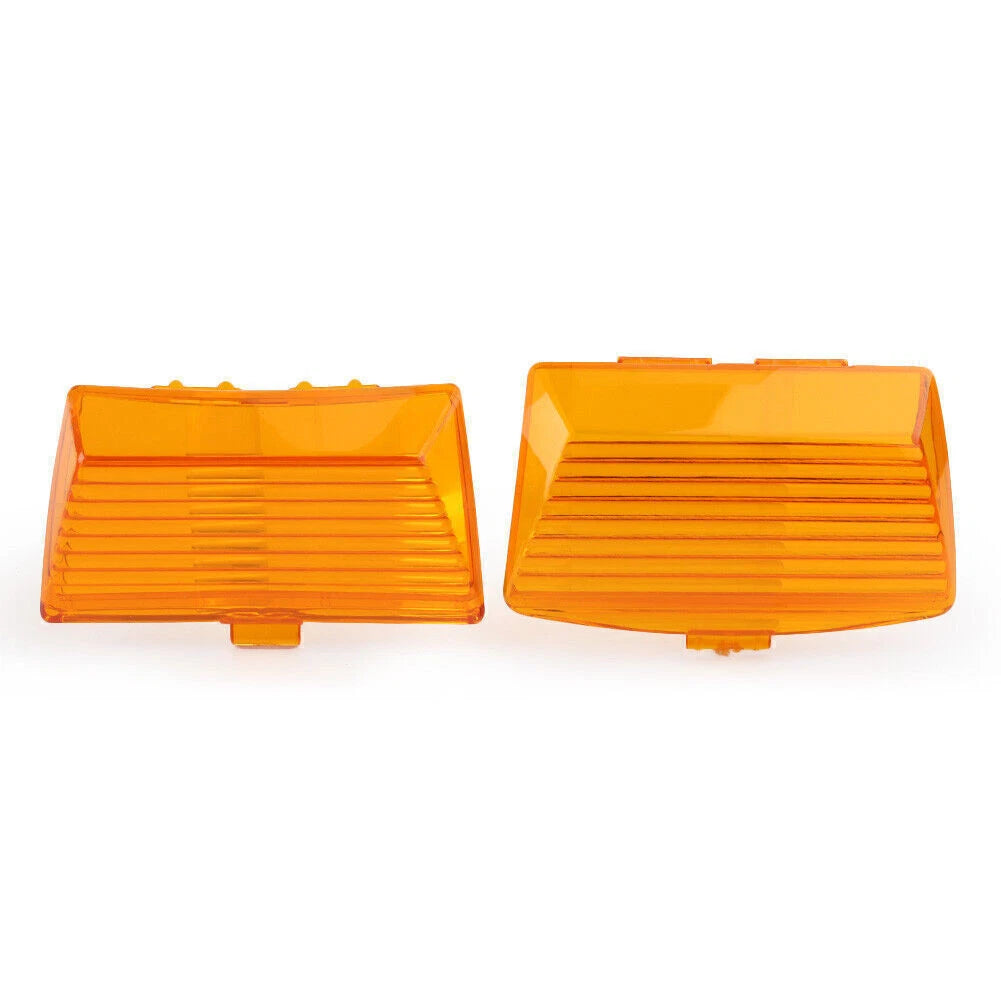 Fit Harley Touring Ultra Classic Light Lens Cover Fender Tips Mud Guard Amber US