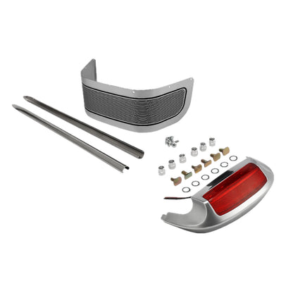 Front Fender Spear Trims Tip Light Skirt Fit For Harley Street Glide 2014-2023