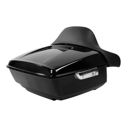 King Trunk Pad Two Up Mount Rack Luggage Fit For Harley Fatboy FLST 2008-2016 15