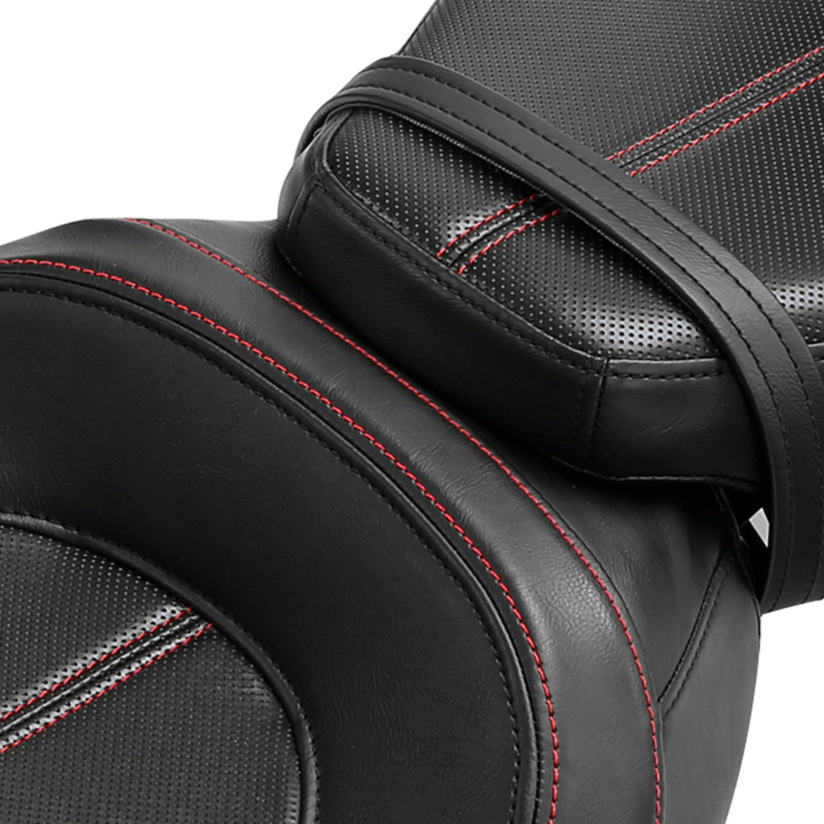 Driver & Passenger Seat Backrest Pad For Harley Touring Electra Road Glide 14-23