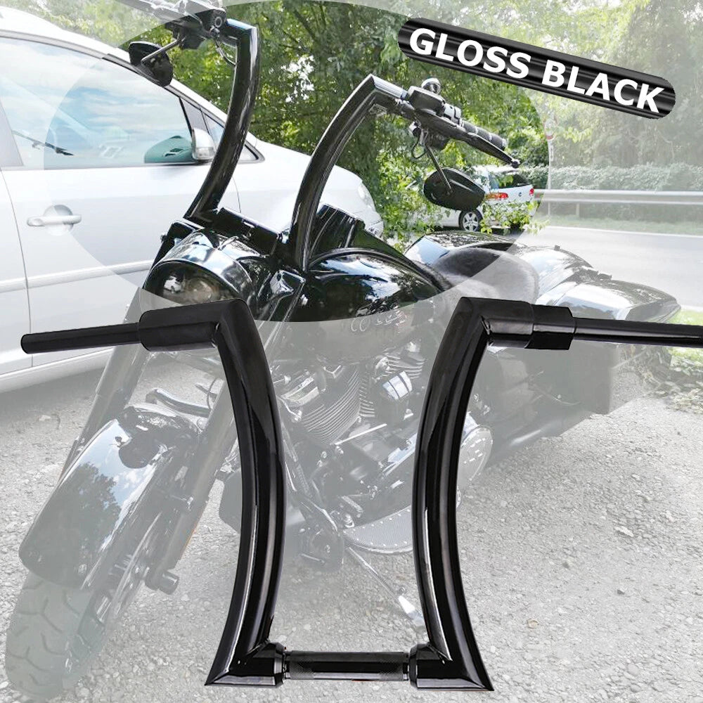 16" Rise 2" Ape Hanger Handlebar For Harley Touring Sportster Softail Slim Dyna