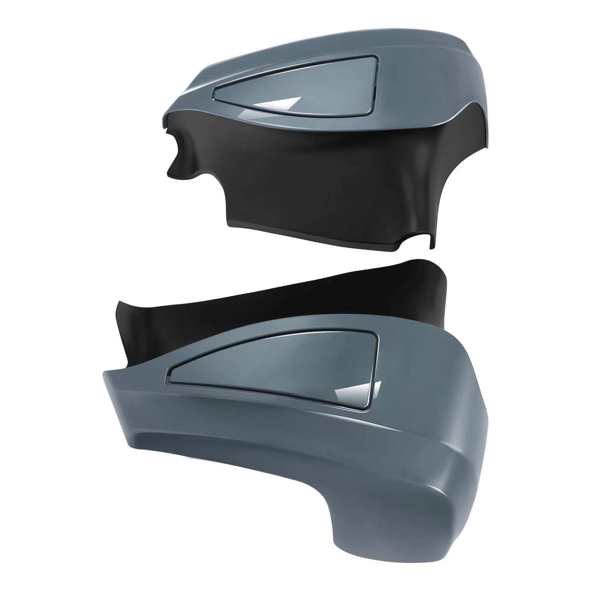Lower Vented Fairing For Indian Chieftain 19-24 Stealth Gray Azure with Graphics