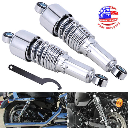 Pair 10.5'' 267mm Rear Shock Absorber For Harley Sportster 883 1200 Dyna Set