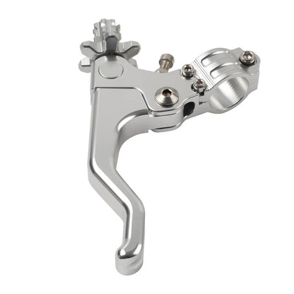 Stunt Clutch Lever Performance Cable Pull 7/8 1 Finger Universal Motor Silver