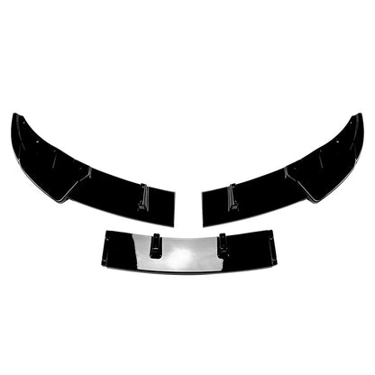 Front Bumper Spoiler Lip For BMW 5 Series F10 Standard Version 2011-2014 Black