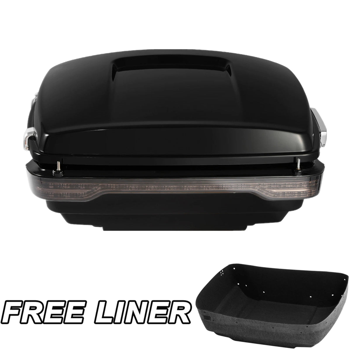 King Trunk Brake Tail Light Fit For Harley Street Road Glide 14-25