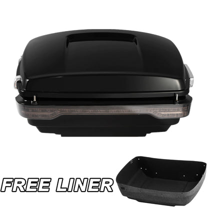 King Trunk Brake Tail Light Fit For Harley Street Road Glide 14-25