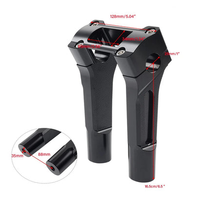 6 inch Pullback Handlebar Riser For Harley Dyna M8 Softail Street Bob 2018-21