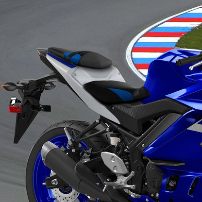 Driver Passenger Seats Fit For Yamaha YZF R3 YZFR3 2015-2024 2022 21 Black Blue