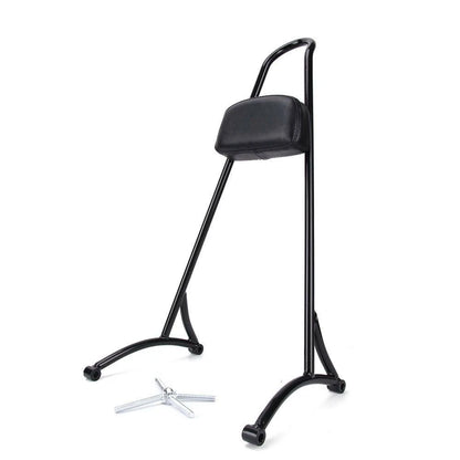 Tall Detachable Sissy Bar Backrest Leather Pad For Harley Sportster 1200 883 04+