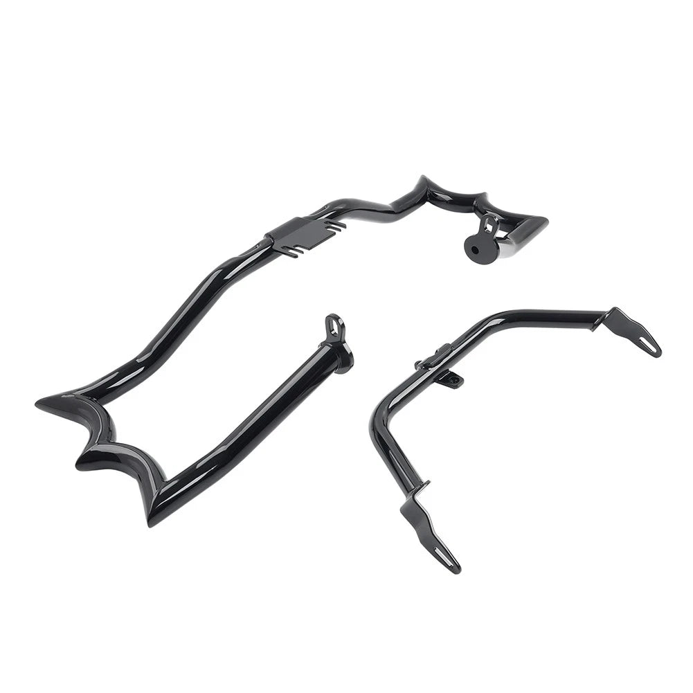 Gloss Highway Engine Guard Crash Bar Fairing Support For Harley Road Glide 15-23