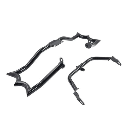Gloss Highway Engine Guard Crash Bar Fairing Support For Harley Road Glide 15-23