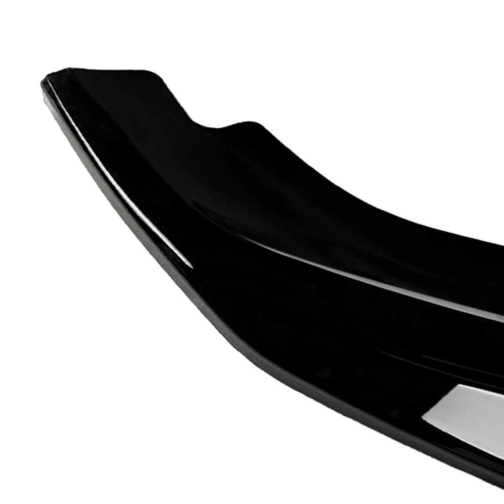 Glossy Black Front Bumper Lip Spoiler Splitter For VW Tiguan MK3 2024-2025