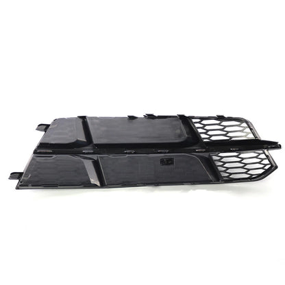 Left Front Bumper Lower Side Grille Fit Audi A6 C7 SLine 2014-2018 Black Chrome