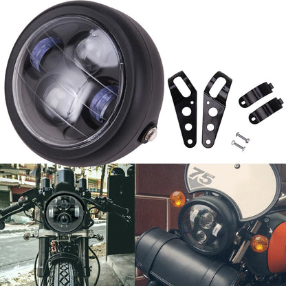 6.5'' Motorcycle LED Headlight Mount Bracket Universal Bobber Chopper Cafe Racer