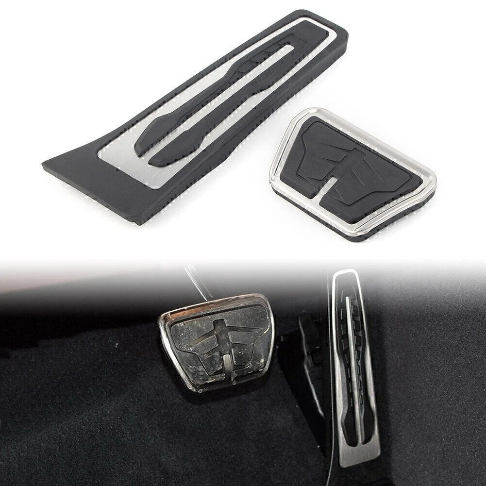 For BMW 1 2 3 4 5 6 7 Series X3 X5 X6 No Drill AT Pad Fuel Gas Brake Pedal Cover