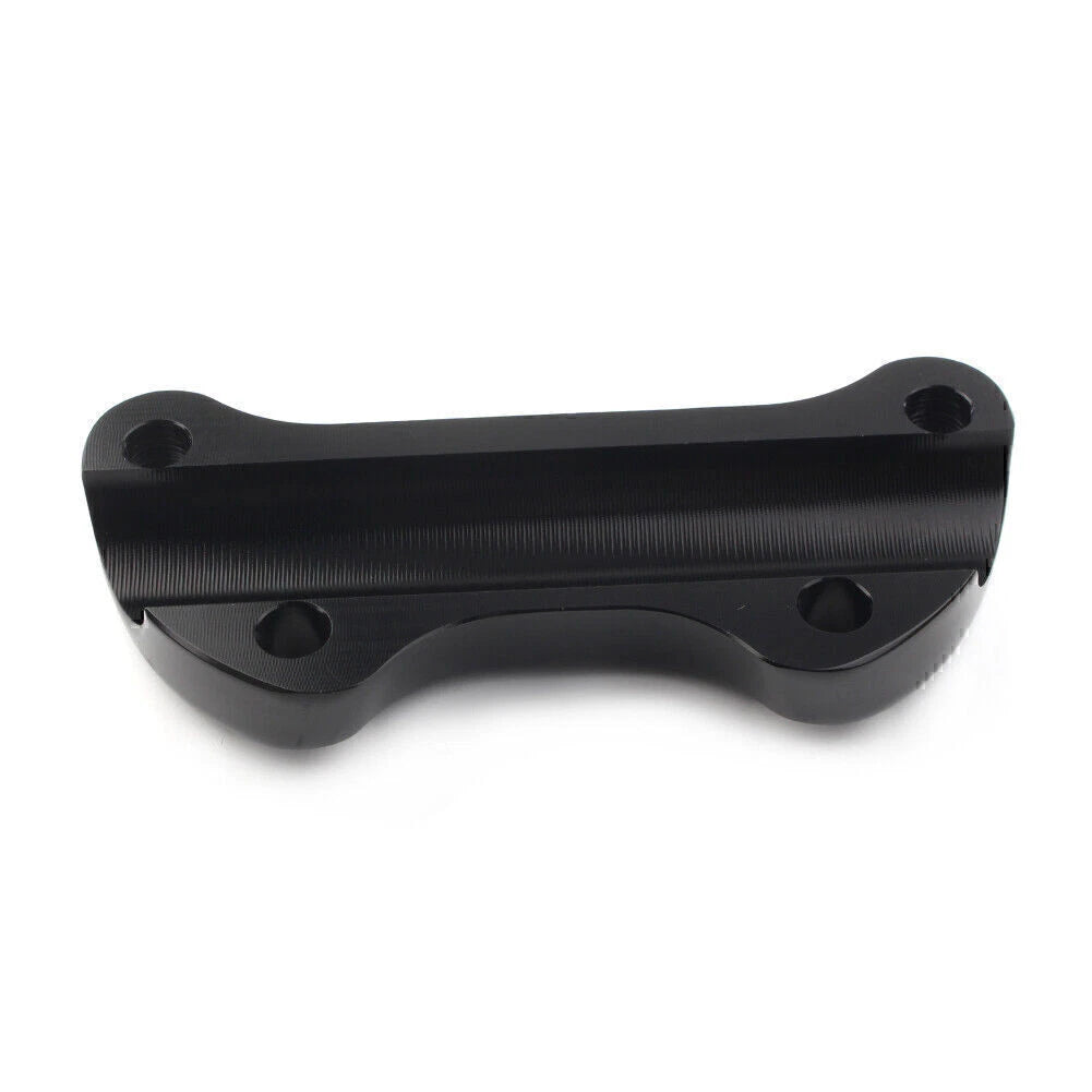 For Harley Sportster Softail Dyna 1" Handlebar Riser Top Clamp Cover Black