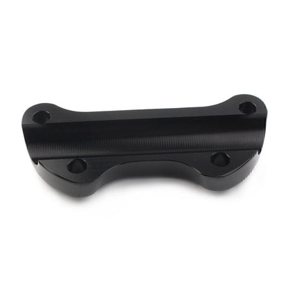 For Harley Sportster Softail Dyna 1" Handlebar Riser Top Clamp Cover Black