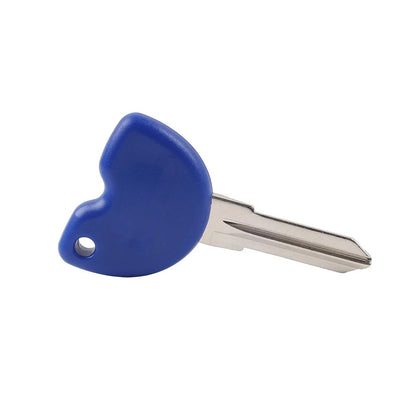 Motor Uncut Blade Blank Key For Vespa Piaggio 3VTE Fly 125 200 250 300 GTV Blue