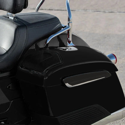 Matte Black Saddlebag Lids Cover Fit For Indian 2019-2025 Chieftain Dark Horse