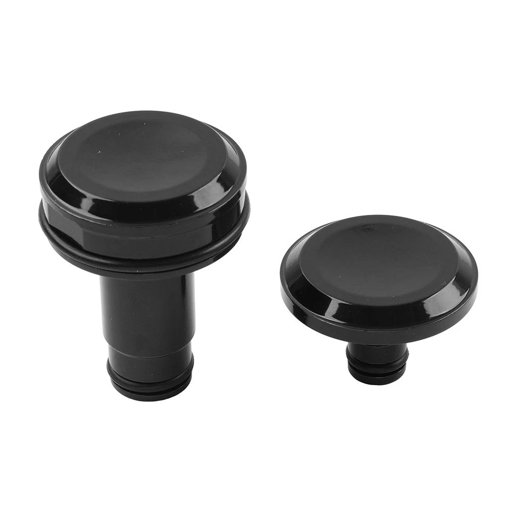 Black Front Axle Nut Caps Cover For Softail Low Rider ST FXLRST 2022-2026