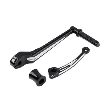 Black Shifter Lever Set Fit For Harley Touring Road Glide 88-Up Softail 86-17 16