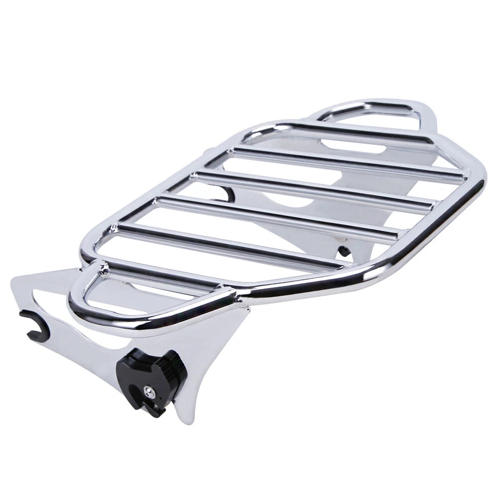 Detachable 2-Up Luggage Rack For Harley Touring Road King Street Glide 2009-2021
