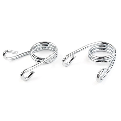 Torsion Type Solo Seat Springs for Harley Chopper Bobber XS Old School Silver