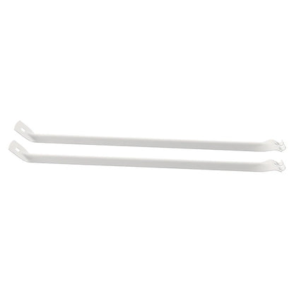 2x White Metal Support Brackets Closet Shelf Brackets For 12-Inch Wire Shelving
