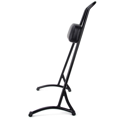 Detachable Sissy Bar Backrest Cushion Pad Black For Harley Sportster XL 883 1200