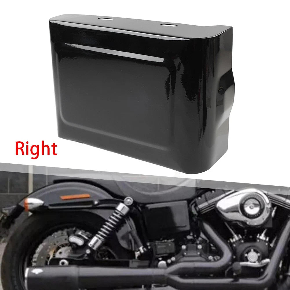 Right Side Battery Cover For Harley Dyna Street Bob FXDB Super Wide Glide BLK
