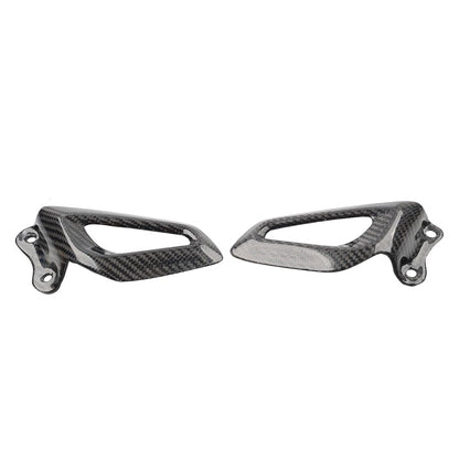 Carbon Fiber Rearset Footrest Plate Heel Guard For BMW S1000RR19-24 M1000RR 21+