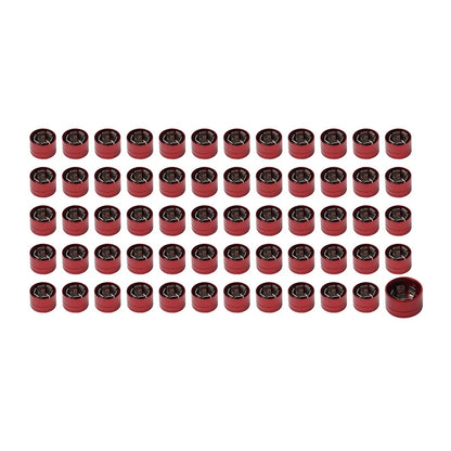 60X Engine Screw Bolt Cover Kit Red For Harley Fat Boy Electra Glide Dyna Red