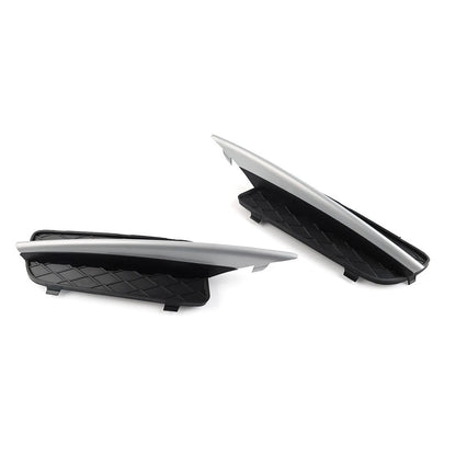 Closed Grid Front Bumper Fog Light Grill Lower Grille Trim For BMW X5 E70 X6 E71