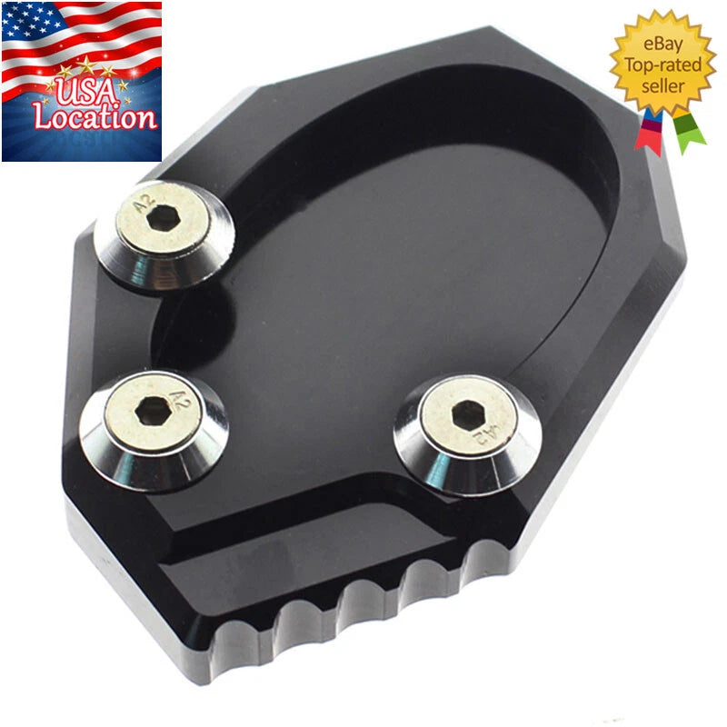 For Kawasaki KLX250 2009-2015 CNC Kickstand Sidestand Extension Footpads Foot