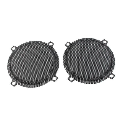 Black Wired Punched Steel Mesh Speaker Grills for Harley Electra Glide