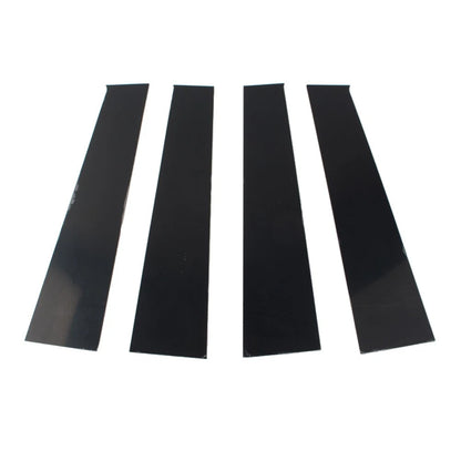 4 Pcs Bright Black Car Window Pillar Posts Door Trims For Dodge Ram 1500 2009-18