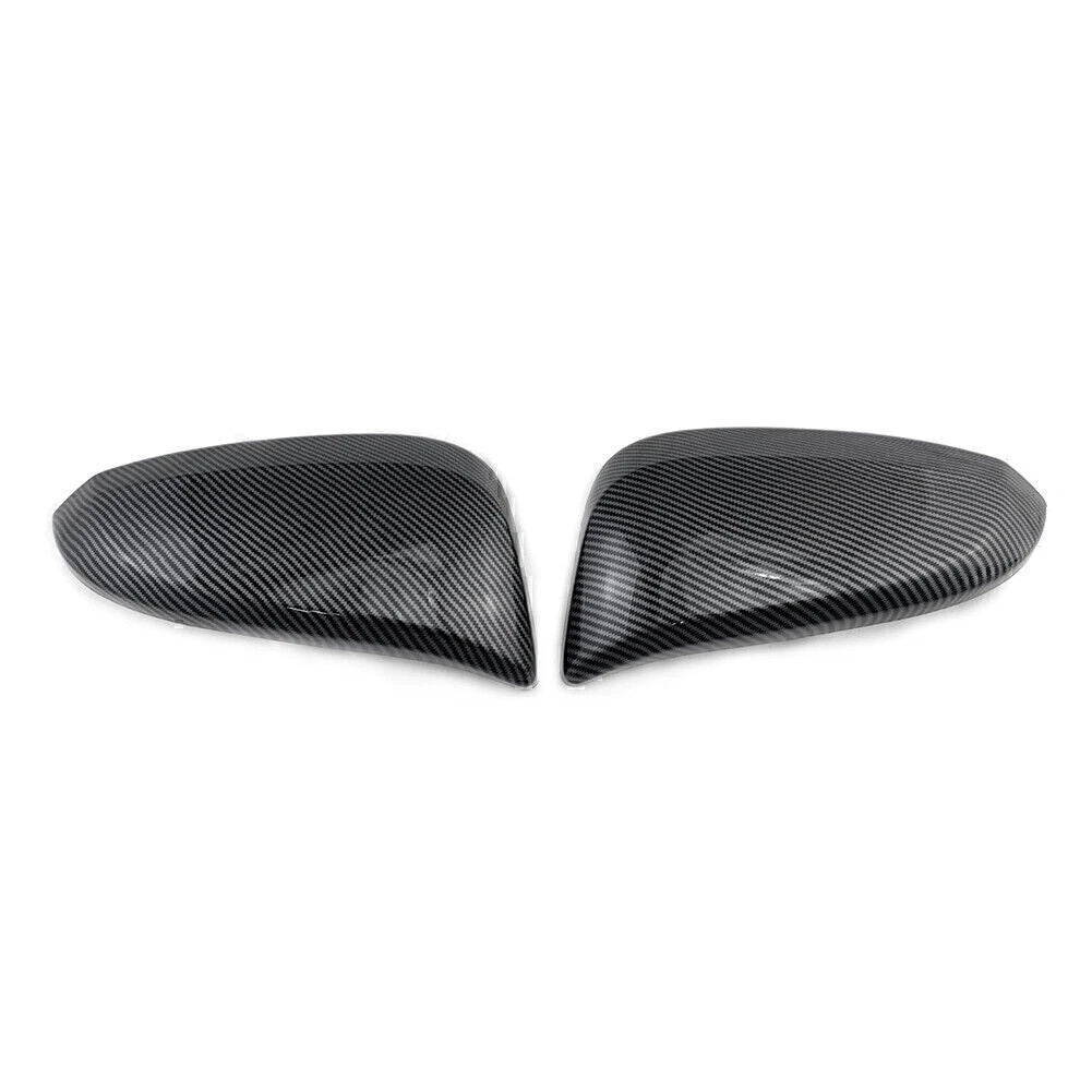Fit Toyota Hilux Revo 2015 - 2022 Style Side Door Mirror Cover Trim Carbon Fiber