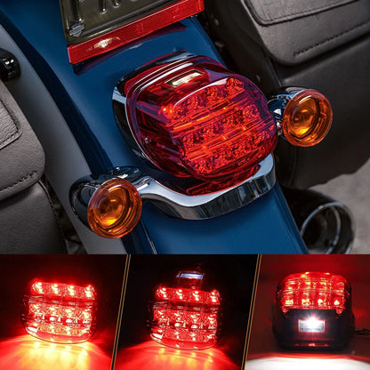 LED Tail Light Brake Running for Harley Touring Road King Dyna Softail Sportster