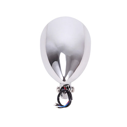 Custom Motorcycle Chrome Visor Bullet Headlight Lamp For Harley Bobber Chopper