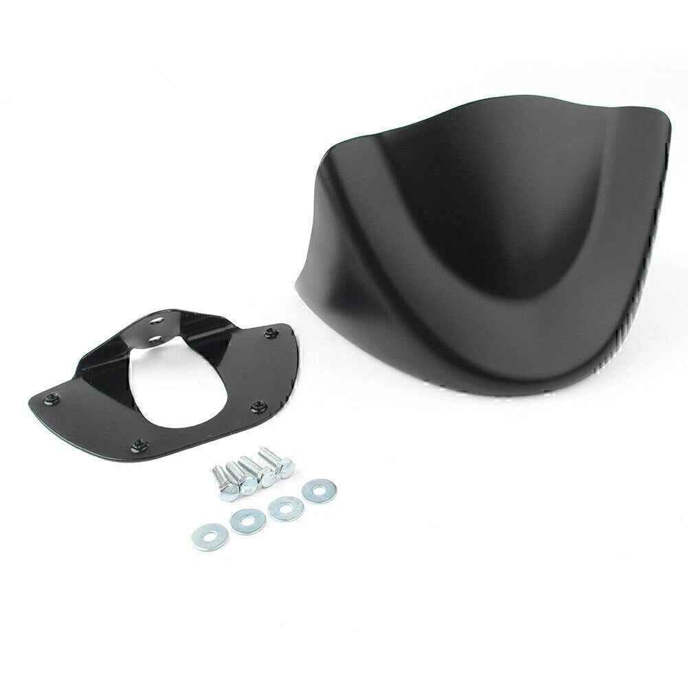 Matte Black Front Chin Spoiler Air Dam Fairing For Harley Dyna FXD FXDB