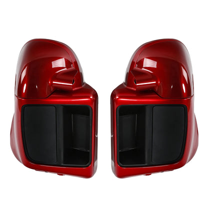 Vented Lower Fairing & Speaker Pod Fit For Harley Street Glide 14-24 Wicked Red