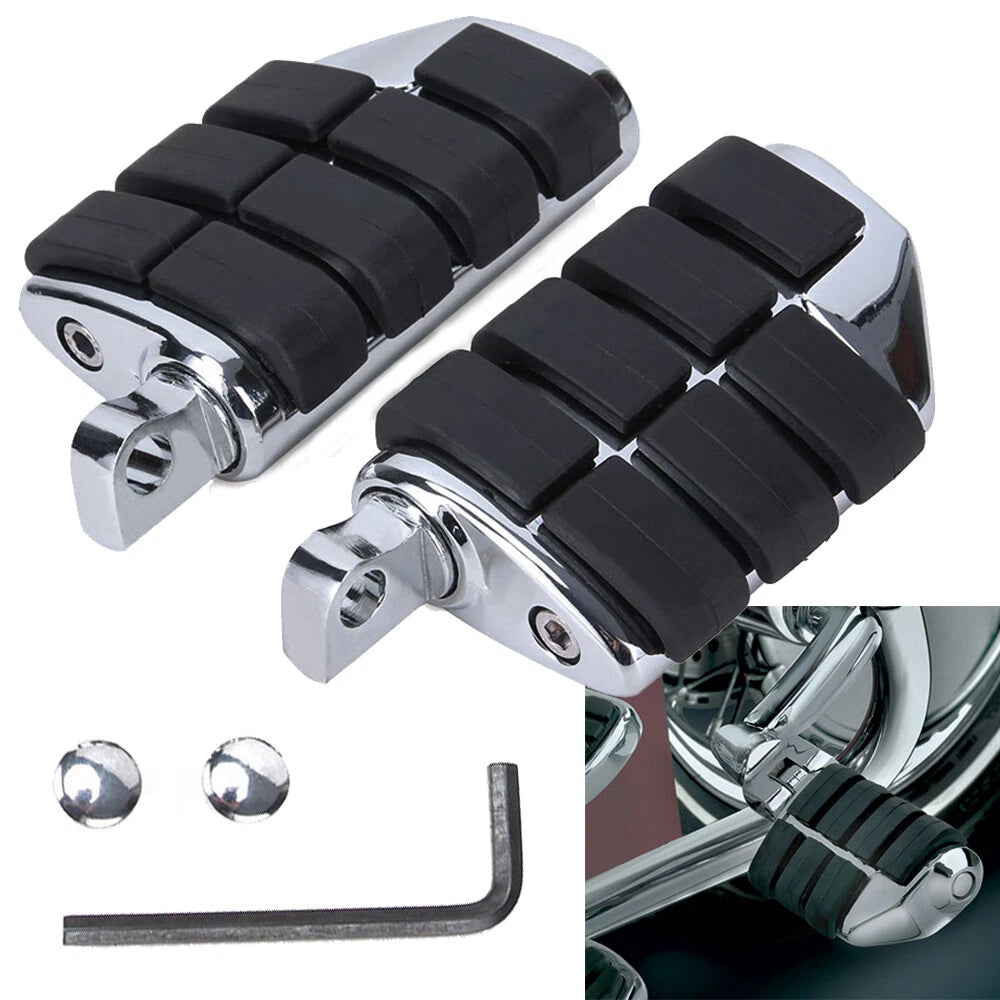 Motorcycle Highway Foot Pegs Footrest Pedals For Harley Touring Road King Glide